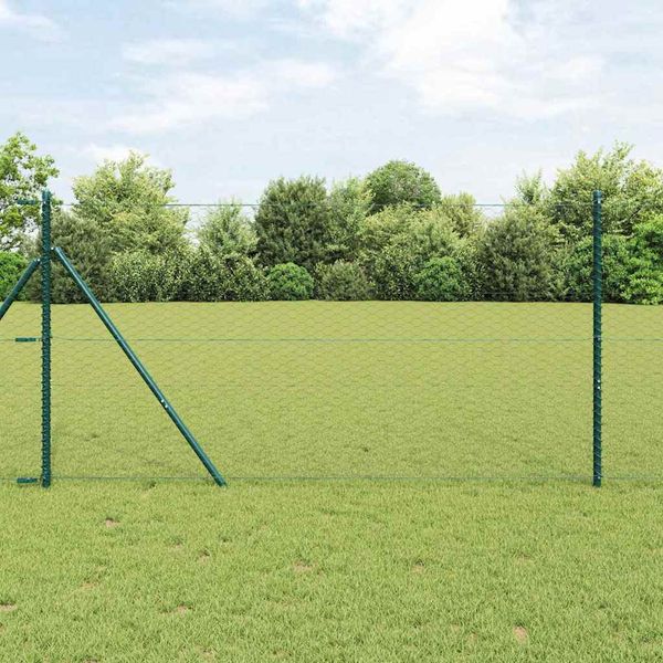 vidaXL Vonkajší šesťuholníkový fénový základný upevňovač 100 x 1 m