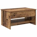 vidaXL Konferenčný stolík Staré drevo 80 x 50,5 x 41,5 cm