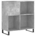 vidaXL Skrinka na platne betónovosivá 84,5x38x48 cm kompozitné drevo