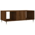 vidaXL Konferenčný stolík hnedý dub 102x50x40 cm kompozitné drevo