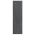 vidaXL Knižnica/deliaca stena sivá 40x30x103,5 cm masívna borovica