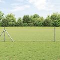 vidaXL Hexagonálny plotový základ 25 x 0,8 m Pozinkovaná oceľ