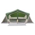 vidaXL Stan chata Zelená 480 x 273 x 205 cm Polyester a oceľ