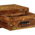 vidaXL Nástenná TV skrinka 80x30x19 cm masívne recyklované drevo