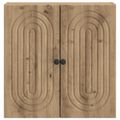 vidaXL Nástenná skrinka 59 x 31 x 60 cm Kompozitné drevo Dub artisan