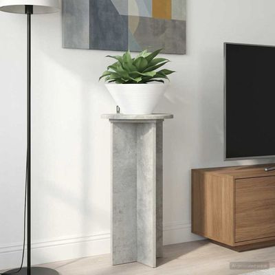 vidaXL Stojan na rastliny 2 pcs Betónovo sivá 29,5 x 29,5 x 60 cm