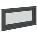 vidaXL Otočné a sklopné okno do suterénu RISOR 100 x 50 cm PVC a sklo