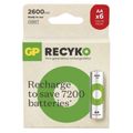 Nabíjacia batéria GP ReCyko 2600 AA (HR6), 6 kusov --CENA BLISTR--