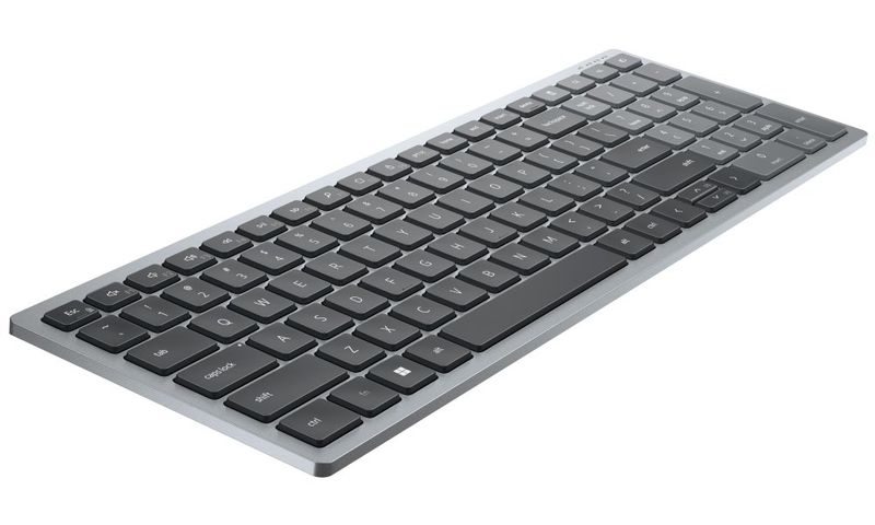 DELL KB740 bezdrátová klávesnice HU/ maďarská/ QWERTZ Klávesnice, bezdrátová, madarské rozložení, QWERTZ, cerno-šedá