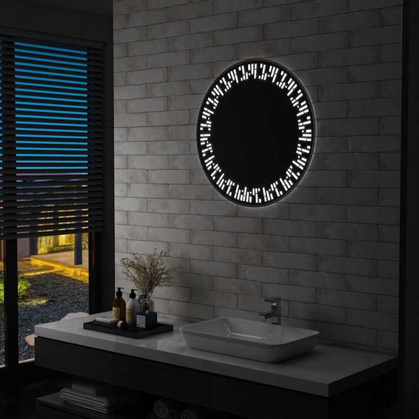 vidaXL Kúpeľňové LED zrkadlo 70 cm