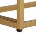 vidaXL Konzolový stolík 90x30x76 cm mangovníkový masív a železo