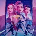 Podložka pod myš a klávesnicu KPop Demon Hunters - Huntr/x