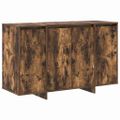 vidaXL Servírovacia skriňa Dymová dub 120 x 41 x 75 cm