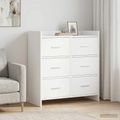 vidaXL Servírovacia skriňa Biela 75 x 33 x 80 cm Kompozitné drevo