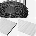 vidaxl Obrubník trávnika 20 m x 10 cm Pozinkovaná oceľ Strieborná