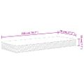 vidaXL Bonnell pružinový matrac stredne tvrdý 70x200 cm