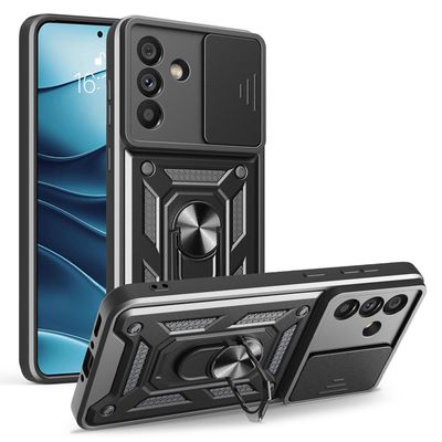 Puzdro Defender Slide pre Samsung Galaxy A56 5G čierne