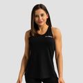 Dámske tielko Limitless Black - GymBeam, veľkosť S, veľkosť oblečenia S, 48% cotton, 47% viscose, 5% elastane