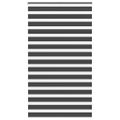 vidaXL Zebra roleta čierna 135x200 cm šírka látky 130,9cm polyester
