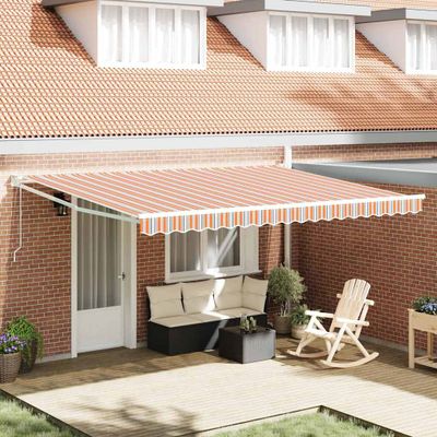 vidaXL Markíza Viacfarebný 450 × 300 cm Polyester a kov