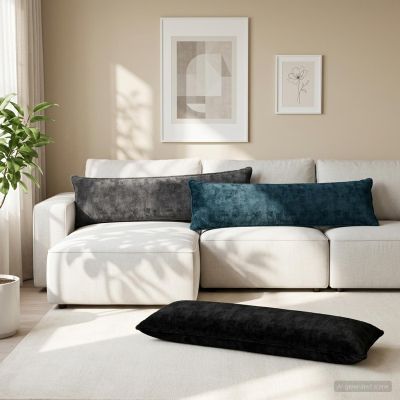 vidaXL Poťah na podložku 2 ks HOUTEN Námornícka modrá 40 x 145 cm