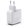 HAMA GaN, Rýchlonabíjačka, 2x USB-C PD/QC 30W Odn