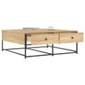 vidaXL Konferenčný stolík dub sonoma 100x99x40 cm kompozitné drevo