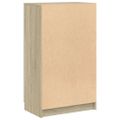 vidaXL Botník dub sonoma 59x35x100,5 cm spracované drevo