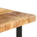 vidaXL Barový stôl 120x58x107 cm surové mangovníkové drevo
