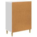 vidaXL Servírovacia skriňa Biela 66 x 34,5 x 90 cm Kompozitné drevo