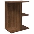 vidaXL Nočné stolíky 2 ks hnedý dub 46,5x29x61 cm kompozitné drevo