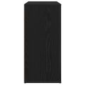 vidaXL Servírovacia skriňa Čierny dub 80 x 33 x 70 cm Kompozitné drevo
