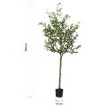 vidaXL Umelý olivovník 700 listov 165 cm zelený