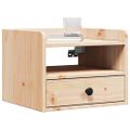 vidaXL Nočný stolík 2 ks Hnedá 38 x 36 x 29,5 cm Borovicový masív