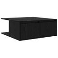 vidaXL Konferenčný stolík Čierny dub 80 x 80 x 31 cm Kompozitné drevo