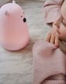 Detská dotyková lampa Veľký medvedík Ružový