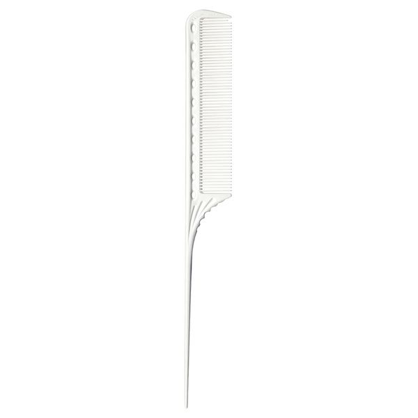 Tupírovací hrebeň so špičkou Y.S. PARK Tail comb YS-101 - biely