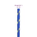 vidaXL Lodné lano modré 10 mm 100 m polypropylén