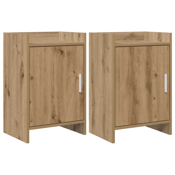 vidaXL Nočné stolíky 2 pcs Dub artisan 40 x 30 x 60 cm