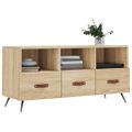 vidaXL TV stolík dub sonoma 102x36x50 cm kompozitné drevo