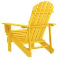 vidaXL Záhradná stolička Adirondack jedľový masív žltá