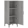 vidaXL Komoda sivý dub sonoma 34,5x34x90 cm spracované drevo