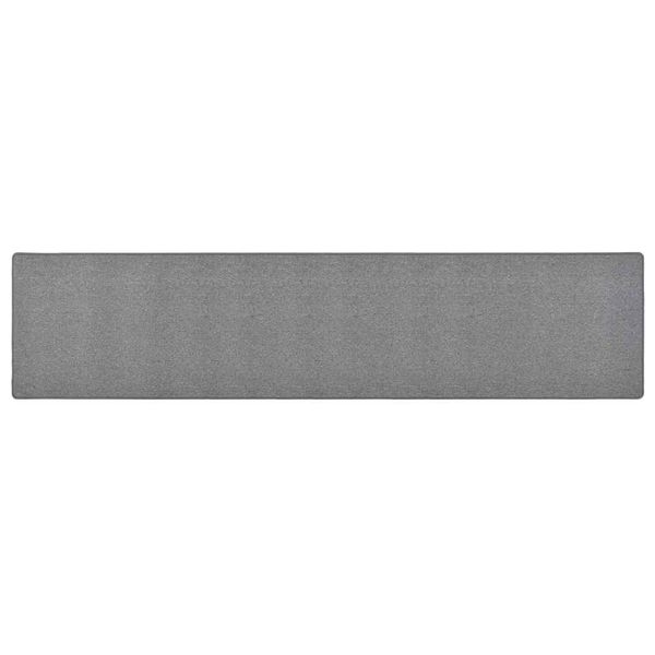 vidaXL Kobercový behúň tmavo sivý 50x250 cm