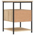 vidaXL Nočný stolík dub sonoma 40x42x56 cm kompozitné drevo