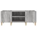vidaXL Skrinka na platne sivá sonoma 121x38x48 cm kompozitné drevo