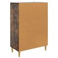 vidaXL Servírovacia skriňa so zásuvkou Dymový dub 66 x 34,5 x 95 cm