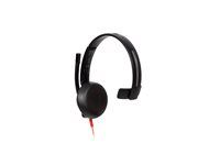 Blackwire 5200 series - slúchadlá s mikrofónom - náhlavné - káblové - 3.5 mm jack, USB-C - čierna - certifikované pre Microsoft Teams, Certified for Skype for Business, Cisco Jabber Certified, certifikované Avaya, Works With Chromebook Certified, certifikované pre Zoom, certifikované UC