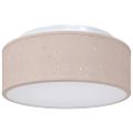 vidaXL Stropná lampa so bodmi Sivohnedá 30 x 30 x 13,5 cm látka