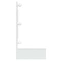 vidaXL Zrkadlová skrinka s LED biela 90x31,5x62 cm