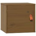 vidaXL Nástenné skrinky 2 ks medovohnedé 31,5x30x30cm masívna borovica